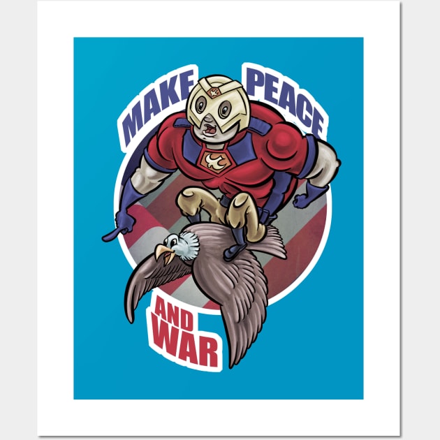 Make Peace and War Wall Art by majanation